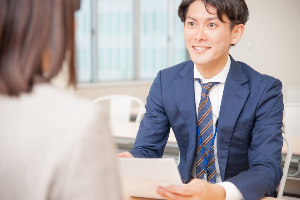 専門スタッフによる相談風景